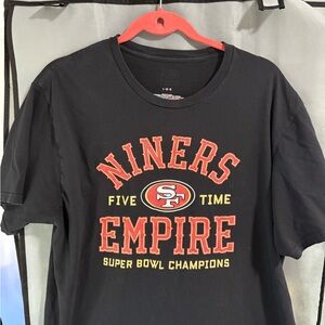 NFL San Francisco 49ers Black Tee